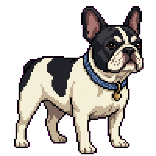Pixel dog